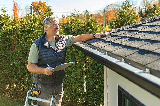 Professional Roofing technician working in Helen, WV